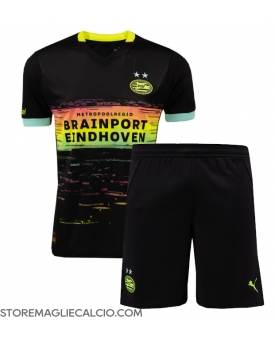 PSV Eindhoven Maglia Gara Trasferta Repliche 2024-25 Bambino Maniche Corte